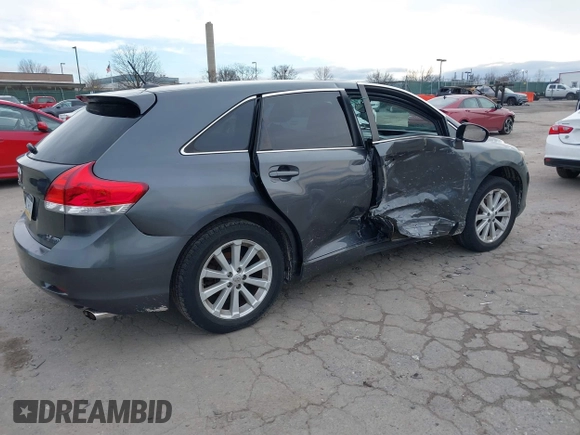 2012 Toyota Venza LE with VIN 4T3BA3BB3CU032348, listed as a IAAI auction lot 41153772 with Not provided miles and . Bid and sale history available at DreamBid. Image 4.