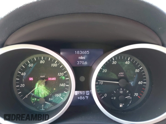 2005 Mercedes-Benz SLK 230/320 with VIN WDBWK56F45F030313, listed as a IAAI auction lot 42575872 with 183,685 mi miles and . Bid and sale history available at DreamBid. Image 7.