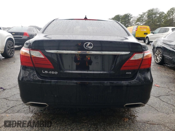 2010 Lexus LS 460 with VIN JTHCL5EF6A5007228, listed as a Copart auction lot 45401605 with 164,195 mi miles and Salvage title. Bid and sale history available at DreamBid. Image 6.