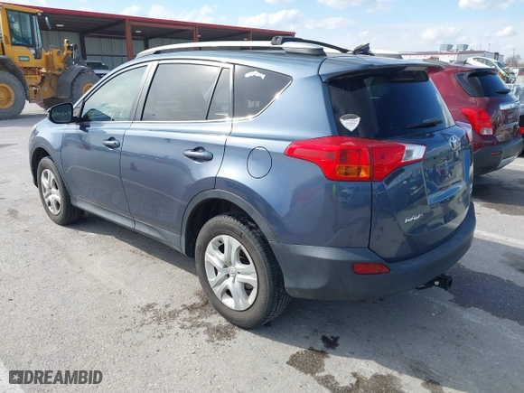 2013 Toyota RAV4 LE with VIN JTMBFREV4D5016310, listed as a IAAI auction lot 41879821 with 131,390 mi miles. Bid and sale history available at carsss.com. Image 3.