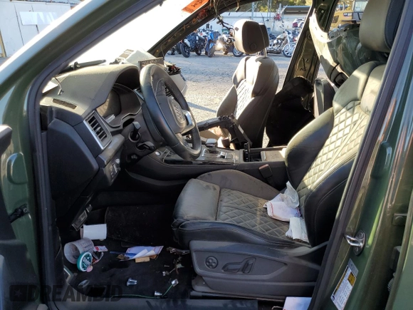 2021 Audi SQ5 Sportback Prestige with VIN WA134AFY1M2091675, listed as a Copart auction lot 80514314 with Not provided miles and Salvage title. Bid and sale history available at DreamBid. Image 7.