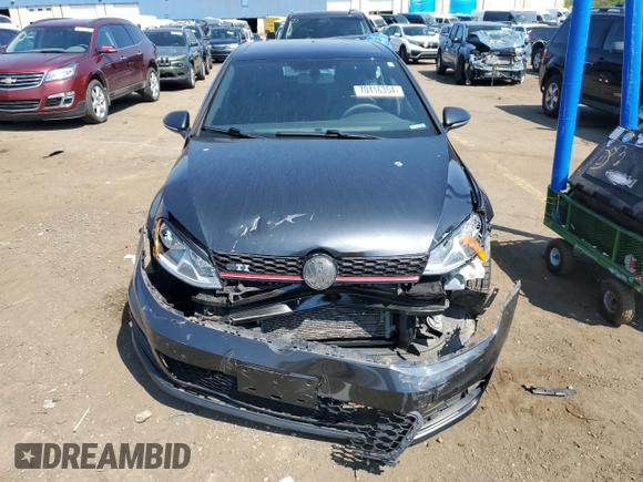 2015 Volkswagen Golf GTI SE with VIN 3VW5T7AUXFM085147, listed as a Copart auction lot 70416354 with 77,653 mi miles and Clean Title. Bid and sale history available at carsss.com. Image 5.