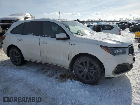 2020 Acura MDX Technology with VIN 5J8YD4H09LL800710, listed as a Copart auction lot 87171294 with 59,250 mi miles and Clean title. Bid and sale history available at DreamBid. Image 4.
