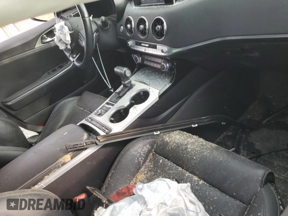 2020 Kia Stinger GT with VIN KNAE35LC4L6079560, listed as a Copart auction lot 72028704 with 50,434 mi miles and Salvage Title. Bid and sale history available at DreamBid. Image 8.