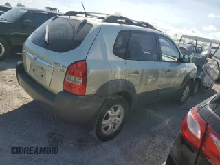 2008 Hyundai Tucson SE with VIN KM8JN12D88U895247, listed as a Copart auction lot 75433954 with 125,198 mi miles and Salvage Title. Bid and sale history available at carsss.com. Image 3.