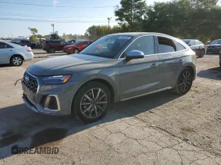 2022 Audi SQ5 Sportback Prestige with VIN WA134AFY7N2037833, listed as a Copart auction lot 68640233 with 29,282 mi miles and Salvage Title. Bid and sale history available at carsss.com. Image 1.