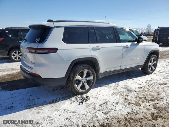 2022 Jeep Grand Cherokee L Limited with VIN 1C4RJKBG1N8510912, listed as a Copart auction lot 43181565 with 36,791 mi miles and Non Repairable. Bid and sale history available at carsss.com. Image 3.