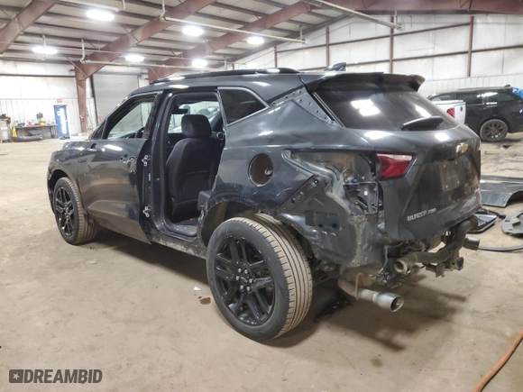 2019 Chevrolet Blazer with VIN 3GNKBHRS0KS651802, listed as a Copart auction lot 44164945 with 69,478 mi miles and Clean Title. Bid and sale history available at carsss.com. Image 2.