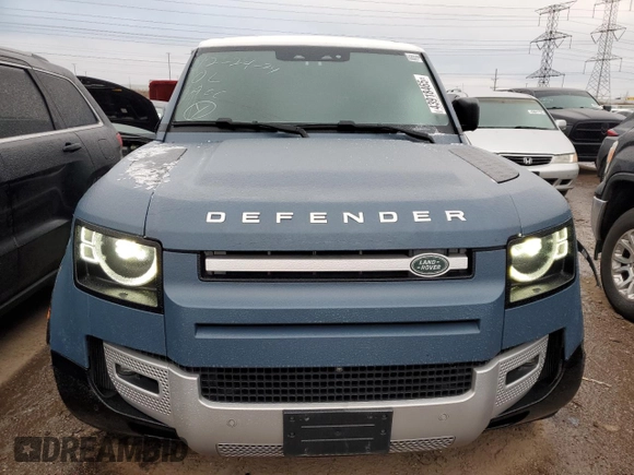 2024 Land Rover Defender S with VIN SALEJ7EU4R2330810, listed as a Copart auction lot 43918465 with 9,353 mi miles and Salvage title. Bid and sale history available at DreamBid. Image 5.