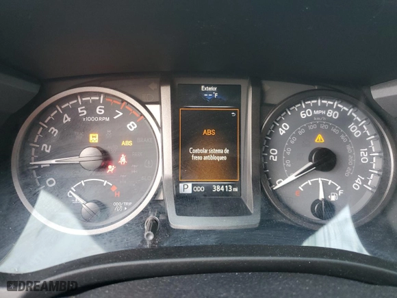 2021 Toyota Tacoma 2WD SR5 with VIN 5TFAZ5CN8MX107535, listed as a Copart auction lot 85704834 with 38,413 mi miles and Salvage Title. Bid and sale history available at carsss.com. Image 9.