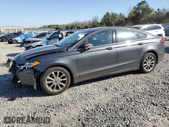 2017 Ford Fusion SE with VIN 3FA6P0HD9HR178410, listed as a Copart auction lot 48709645 with 109,548 mi miles and Salvage Title. Bid and sale history available at carsss.com. Image 1.