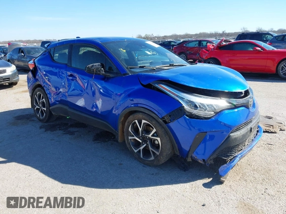 2021 Toyota C-HR LE with VIN JTNKHMBX0M1118192, listed as a IAAI auction lot 41805188 with 67,101 mi miles and . Bid and sale history available at DreamBid. Image 1.