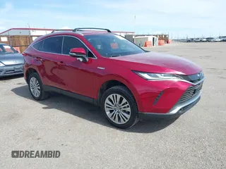2021 Toyota Venza LE with VIN JTEAAAAH9MJ004992, listed as a IAAI auction lot 41868501 with 43,009 mi miles. Bid and sale history available at carsss.com. Image 1.