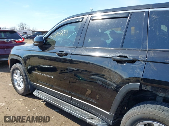2023 Jeep Grand Cherokee Laredo with VIN 1C4RJHAG7PC600196, listed as a IAAI auction lot 41695837 with 19,110 mi miles and . Bid and sale history available at DreamBid. Image 15.