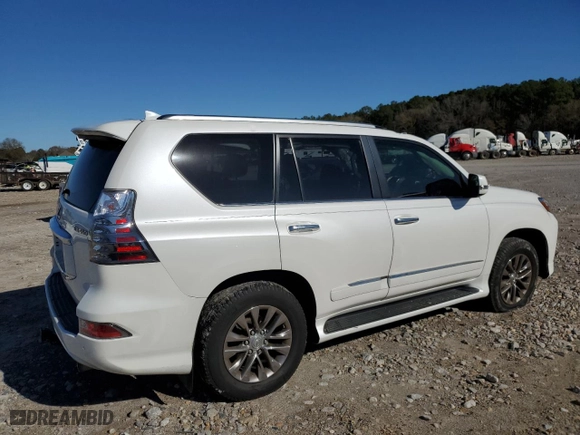 2019 Lexus GX with VIN JTJBM7FXXK5223076, listed as a Copart auction lot 86502084 with 48,176 mi miles and Salvage Title. Bid and sale history available at carsss.com. Image 3.