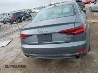 2018 Audi A4 Premium Plus with VIN WAUENAF45JN009737, listed as a IAAI auction lot 41705608 with 1 mi miles. Bid and sale history available at carsss.com. Image 16.