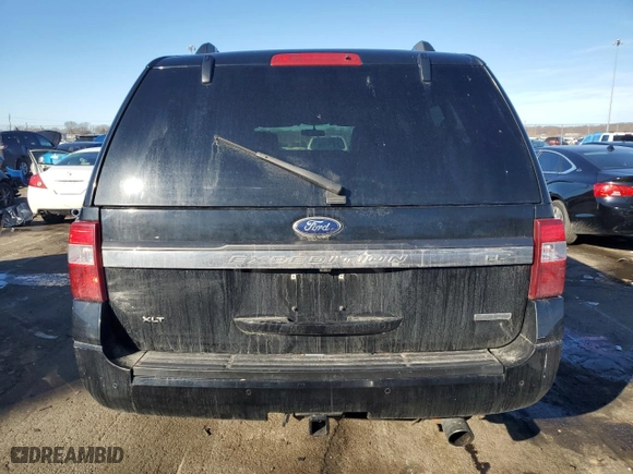 2016 Ford Expedition EL XLT with VIN 1FMJK1JT2GEF32484, listed as a Copart auction lot 42413325 with 166,365 mi miles and Salvage Title. Bid and sale history available at carsss.com. Image 6.
