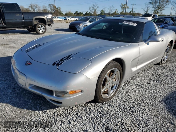 2002 Chevrolet Corvette with VIN 1G1YY22G825116143, listed as a Copart auction lot 88000745 with 78,714 mi miles and Salvage Title. Bid and sale history available at carsss.com. Image 1.