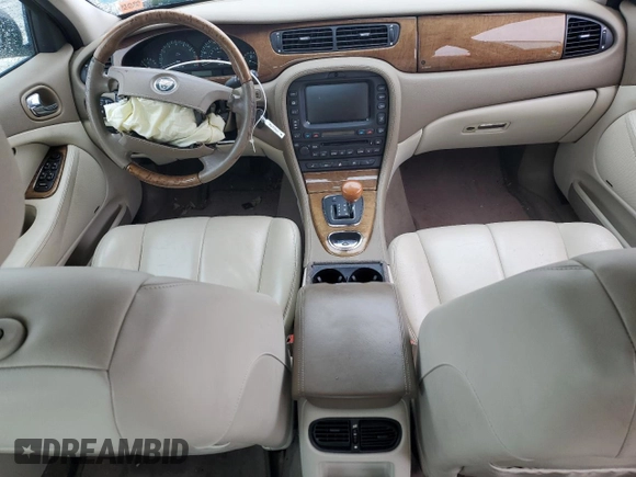 2003 Jaguar S-Type with VIN SAJEA01T83FM74129, listed as a Copart auction lot 45959495 with Not Provided miles and Salvage Title. Bid and sale history available at DreamBid. Image 8.