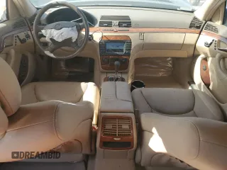 2003 Mercedes-Benz S 4.3L with VIN WDBNG70J23A369247, listed as a Copart auction lot 49880395 with Not Provided miles and Salvage Title. Bid and sale history available at carsss.com. Image 8.