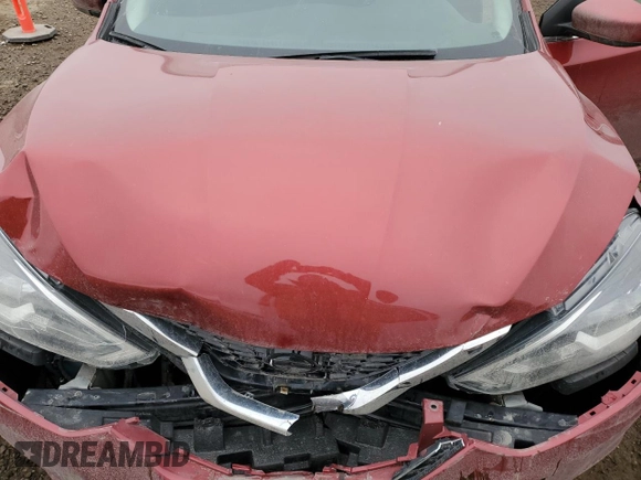 2017 Nissan Sentra SV with VIN 3N1AB7AP3HY319822, listed as a Copart auction lot 51237105 with 163,169 mi miles and Salvage Title. Bid and sale history available at DreamBid. Image 11.