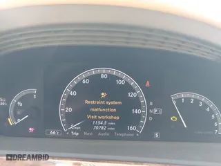 2007 Mercedes-Benz S-Class 5.5L V8 with VIN WDDNG71X37A070947, listed as a IAAI auction lot 41669650 with 70,782 mi miles. Bid and sale history available at carsss.com. Image 7.