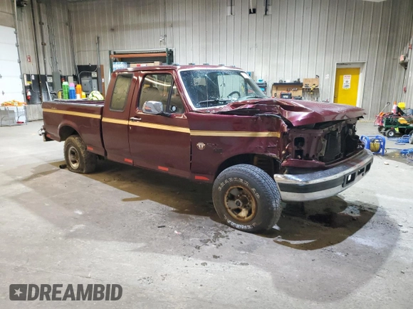 1996 Ford F-150 with VIN 1FTEX14N8TKA35505, listed as a Copart auction lot 87206374 with 126,504 mi miles and Clean Title. Bid and sale history available at carsss.com. Image 4.