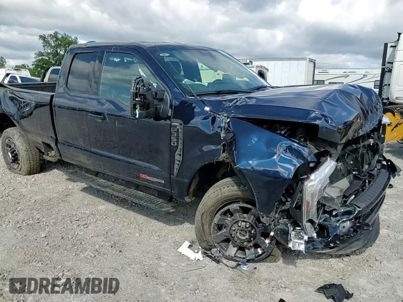 2024 Ford F-350 with VIN 1FT8X3BM9REC16963, listed as a Copart auction lot 57409615 with 21,712 mi miles and Salvage title. Bid and sale history available at DreamBid. Image 13.