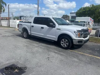 2018 Ford F-150 XL with VIN 1FTEW1CG7JKE78182, listed as a Copart auction lot 53730155 with 108,863 mi miles and Clean Title. Bid and sale history available at carsss.com. Image 1.