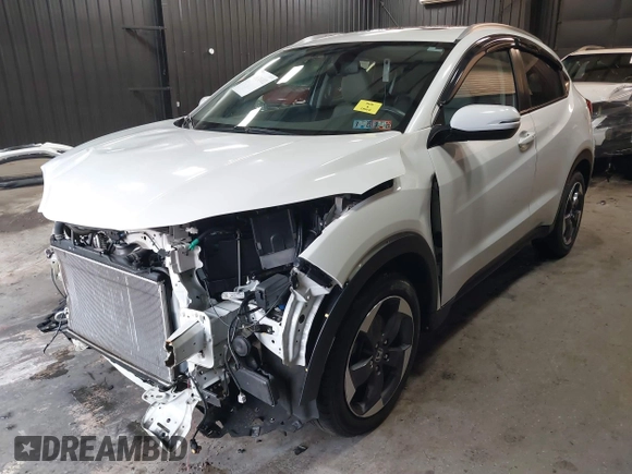 2018 Honda HR-V EX-L Navi with VIN 3CZRU6H76JM719911, listed as a IAAI auction lot 41631402 with 26,776 mi miles. Bid and sale history available at carsss.com. Image 20.