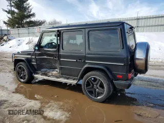 2015 Mercedes-Benz G-Class G 63 AMG with VIN WDCYC7DFXFX237297, listed as a Copart auction lot 46496835 with 114,346 mi miles and Clean Title. Bid and sale history available at carsss.com. Image 2.