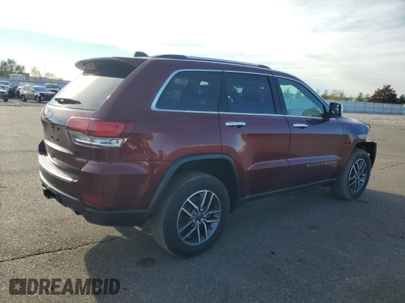 2022 Jeep Grand Cherokee WK Limited with VIN 1C4RJFBGXNC143674, listed as a Copart auction lot 79010574 with 19,547 mi miles and Salvage Title. Bid and sale history available at carsss.com. Image 3.