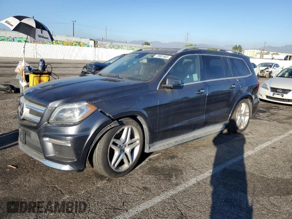 2015 Mercedes-Benz GL-Class GL 550 with VIN 4JGDF7DE7FA518121, listed as a Copart auction lot 73961463 with 0 mi miles. Bid and sale history available at carsss.com. Image 1.