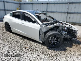 2020 Tesla Model 3 Standard Range Plus with VIN 5YJ3E1EA3LF612365, listed as a Copart auction lot 54421205 with Not Provided miles and Clean Title. Bid and sale history available at DreamBid. Image 4.
