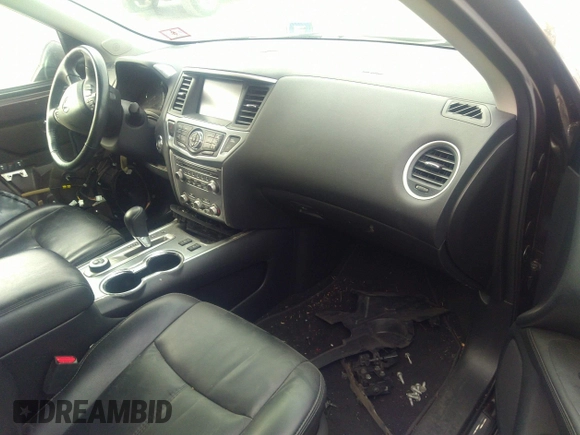 2019 Nissan Pathfinder S z VIN 5N1DR2MM3KC595925, wystawiony jako IAAI lot #40281309 z przebiegiem 58 193 mil mil oraz . Historia ofert i sprzedaży dostępna na DreamBid. Obrazek 5.