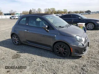 2014 FIAT 500 Abarth with VIN 3C3CFFJH3ET243822, listed as a Copart auction lot 48414065 with 49,652 mi miles and Clean Title. Bid and sale history available at carsss.com. Image 4.