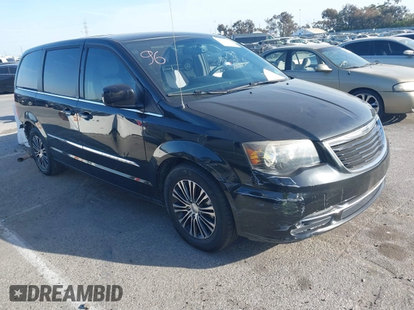 2014 Chrysler Town & Country S with VIN 2C4RC1HG7ER177874, listed as a IAAI auction lot 41725127 with 126,520 mi miles. Bid and sale history available at carsss.com. Image 1.