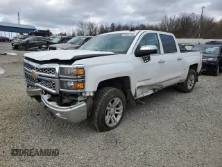 2015 Chevrolet Silverado 1500 LTZ with VIN 3GCUKSEC5FG392598, listed as a Copart auction lot 48001545 with 190,178 mi miles and Clean Title. Bid and sale history available at carsss.com. Image 1.