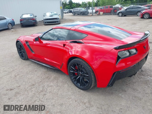 2018 Chevrolet Corvette Z06 2LZ with VIN 1G1YS2D60J5600795, listed as a IAAI auction lot 42217399 with 17,427 mi miles and . Bid and sale history available at DreamBid. Image 3.