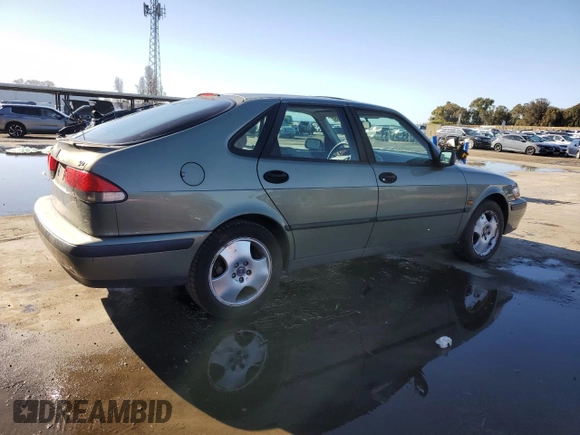 1999 Saab 9-3 SE with VIN YS3DF55NXX2001956, listed as a Copart auction lot 43873455 with 127,950 mi miles and Salvage Title. Bid and sale history available at carsss.com. Image 3.