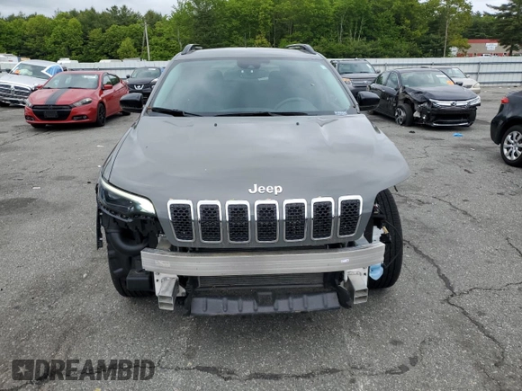2022 Jeep Cherokee Latitude Lux with VIN 1C4PJMMN6ND547489, listed as a Copart auction lot 56833935 with 21,109 mi miles and Salvage title. Bid and sale history available at DreamBid. Image 5.