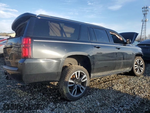 2019 Chevrolet Suburban Premier with VIN 1GNSKJKJ3KR195502, listed as a Copart auction lot 43738845 with Not Provided miles and Salvage Title. Bid and sale history available at DreamBid. Image 3.