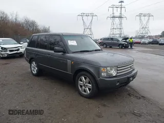 2005 Land Rover Range Rover HSE with VIN SALME11495A186979, listed as a IAAI auction lot 41466875 with 186,078 mi miles and . Bid and sale history available at DreamBid. Image 1.