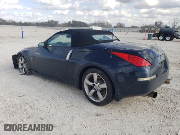 2008 Nissan 350Z Enthusiast with VIN JN1BZ36A78M850344, listed as a Copart auction lot 86394824 with 113,134 mi miles and Salvage Title. Bid and sale history available at DreamBid. Image 2.