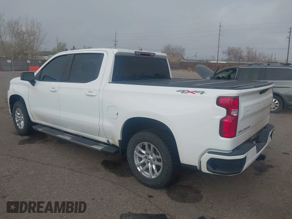 2021 Chevrolet Silverado 1500 RST with VIN 1GCUYEED5MZ102513, listed as a IAAI auction lot 41895435 with 94,438 mi miles. Bid and sale history available at carsss.com. Image 3.