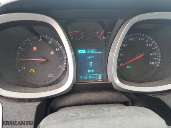 2014 Chevrolet Equinox LS with VIN 2GNFLEEK4E6300591, listed as a Copart auction lot 50058745 with 251,581 mi miles and Salvage Title. Bid and sale history available at carsss.com. Image 9.