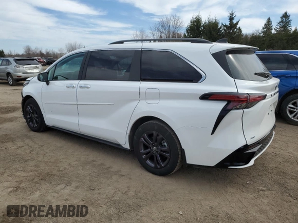 2024 Toyota Sienna LE with VIN 5TDGSKFCXRS119660, listed as a Copart auction lot 48903225 with 11,645 mi miles and Salvage Title. Bid and sale history available at carsss.com. Image 2.