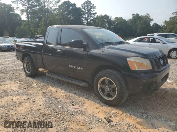 2010 Nissan Titan S with VIN 1N6AA0CH8AN321630, listed as a Copart auction lot 58354525 with 190,570 mi miles and Salvage title. Bid and sale history available at DreamBid. Image 4.