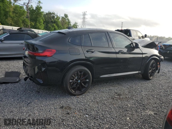 2024 BMW X4 M40i z VIN 5UX43DT00R9V20010, wystawiony jako Copart lot #51654125 z przebiegiem Nie podano mil oraz Nie do naprawy • Non repairable. Historia ofert i sprzedaży dostępna na DreamBid. Obrazek 3.