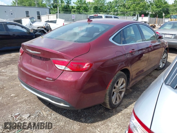 2015 Chrysler 200 Limited z VIN 1C3CCCAB0FN606047, wystawiony jako IAAI lot #42558032 z przebiegiem 185 529 mil mil oraz . Historia ofert i sprzedaży dostępna na DreamBid. Obrazek 4.